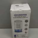 Dehumidifier, 34oz Small dehumidifiers for home, Ultra Quiet (25dB) 350 sq ft Mini Dehumidifier, Portable for Bathroom Bedroom Closet Basement RV, with 7-Color LED, Smart Defrost, Auto Shut-Off