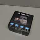 4K+2K Dash Cam Front and Rear, Free 64GB Card Included, 5.8GHz WiFi Dash Camera for Cars, Built-in G-Sensor, 3.2 IPS Screen, 170Wide Angle, Night Vision, 24 Parking Mode