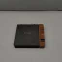 syitren R300 CD Player Portable Bluetooth Desktop Retro CD Players for Home, Without Speakers, Rechargeble Battery Small Compact Vintage CD Player, SPDIF Out, Brown