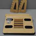 Woodever Foot Rest for Under Desk at Work, Bamboo Dual Side Footrest with Reflexology Massager Roller, 5 Heights Adjustable Foot Stool, Ergonomic Leg Support to Relieve Lumbar, Back, and Knee Pain