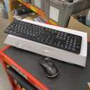 Wireless Keyboard and Mouse - Large Print Wireless Keyboard, KOPJIPPOM 2.4G Full Size Keyboard and Mouse Set with Big Letters and Backlight Key for Seniors, Compatible for Windows, Laptop, PC, Black