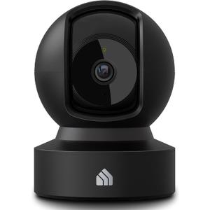 Kasa 1080p Indoor Pan/Tilt Wired Security Camera - Works as a Baby & Pet Monitor, Motion Detection & Tracking, 2-Way Audio, Night Vision, Subscription-Free Local Storage or Optional Cloud, EC71