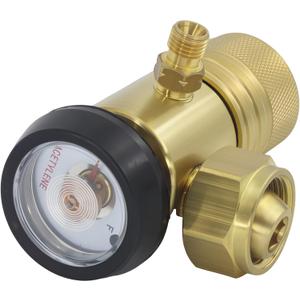 AR-B CGA520 B Tank Acetylene Regulator, Matching Turbo Style Acetylene Kit, Air Acetylene