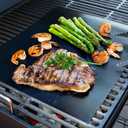 Grill Mats for Outdoor Grill, (10 pcs) Non Stick BBQ Grill Mat Grilling Mat, BBQ Grilling Accessories, Heavy Duty, Reusable and Easy to Clean, Grill Sheets for Gas Charcoal and Electric BBQ (Black)