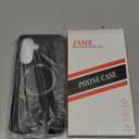 JAME for Samsung Galaxy A37/A36 5G Case with Ring Holder Stand Kickstand, Dual Layer Shockproof Protective Cover with 2 Screen Protector, Magnetic Accessory Friendly Galaxy A37/A36 Phone Case, Black