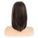 Baruisi Long Straight Brown Wigs for Women Middle Part Natural Looking Synthetic Cosplay Replacement Wig
