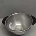 OXO Good Grips Stainless Steel Colander, 5 qt. Capacity, Strainer with Non-Slip Handles, Kitchen Colander for Pasta and Vegetables, Nesting Stainless Steel Strainer and Sieve