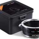 K&F Concept EF EF-S to E Mount Adapter, Manual Focus Lens Mount Adapter Compatible with Canon EOS Lens to Sony Alpha Nex E-Mount Camera Body