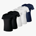 Hanes Women's Cooldri Short Sleeve Performance V-Neck T-Shirt (3 Pack), M