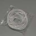 Jadaol Cat 6 Ethernet Cable 100ft, 10Gbps Support Cat8 Cat7 Network, Flat RJ45 LAN Patch Cable, High-Speed Wired Internet Cable for Router, Modem, Switch, Gaming Consoles, PC, Streaming Devices, White