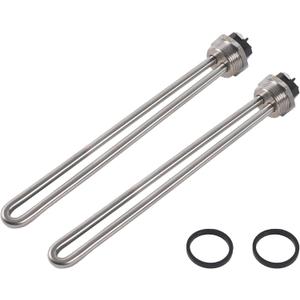 TonGass 2-Pack 304 Stainless Steel RV Water Heater Element 1440W / 120V with Gaskets Universal Replacement for SW-Series, Suburban RV Hot Water Heater