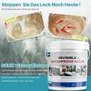 Waterproof Sealant Clear 280oz, Invisible Water Based Agent Repair Leaks