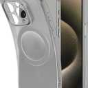ESR for iPhone 15 Pro Max Case, Compatible with MagSafe, Military-Grade Protection, Resists Yellowing and Scratches, Magnetic Phone Case for iPhone 15 Pro Max, Zero Series, Frosted Grey
