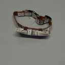 Faleela Soft &Comfy Bowtie Dog Collar, Detachable and Adjustable Bow Tie Collar, for Small Medium Large Pet (S, Beige) (Small (Pack of 1))