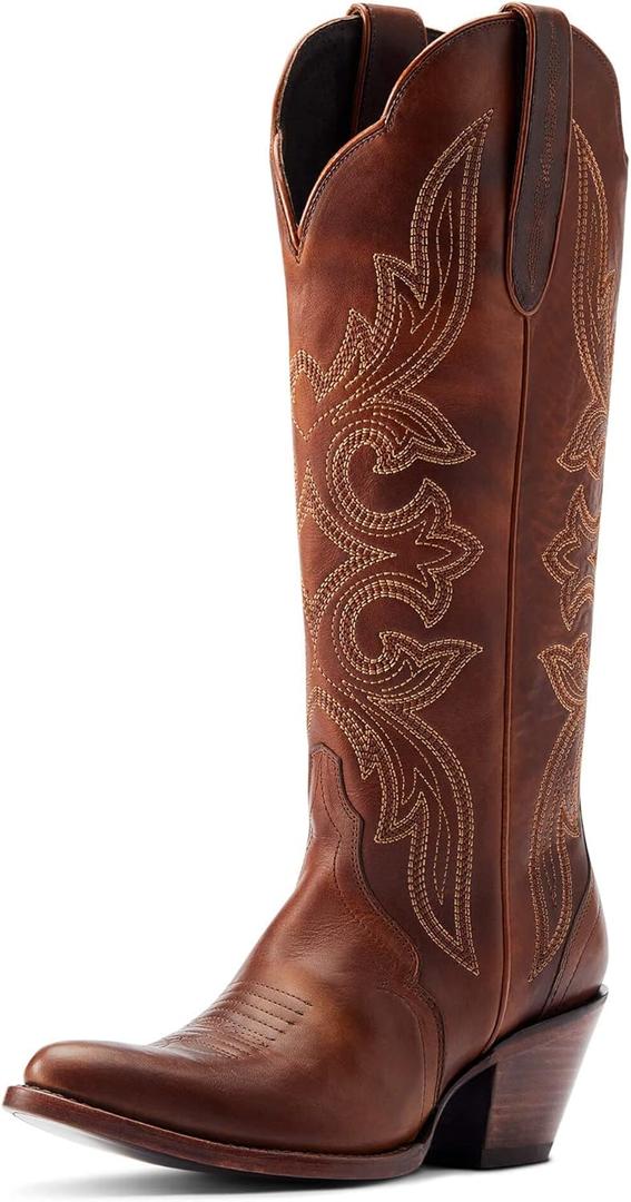 ARIAT Women's Belinda Stretchfit Western Boot (8.5, Chic Brown)