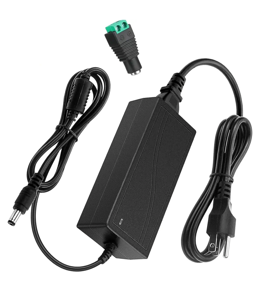 24V Power Supply, 24V 6A Power Supply 100V-240V AC to 24V DC Power Supply with LED Terminal Connector, 24 Volt 6 Amp Power Supply 5A 4A 3A 2A 1A DC Adapter with 5.5x2.1mm Jack