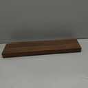 FLYJOE Picture Ledge Shelf, Floating Shelves Set of 2, 24 Inches Nursery Book Shelves for Toys Storage, Kids Bookshelf Wall Mounted for Living Room Bedroom Decor Books Photo Frames, Walnut
