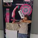 JOYIN Pink Bow and Arrow Set for Girls, LED Light Up Archery Toy Set with 9 Suction Cup Arrows, Target & Arrow Case, Christmas Indoor Outdoor Activity Toy for Kids Girls Ages 3-12
