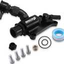 Upper Coolant Housing Straight Inlet with Integrated Filler Neck for Honda K24 K20Z3