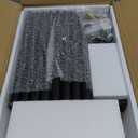 IBUYKE 5-Tier Tall Bookshelf,S-Shaped Geometric Bookcase, Wood Display Shelves with Storage,Industrial Bookshelf for Living Room Bedroom, Home Office, Rustic Brown WBC015H