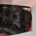 MARJORIE Hair Topper,14inch Hair Pieces for Women, Natural Looking Synthetic Wavy Wispy Clip in Bangs, 6.5x6.5 Base Full Coverage Fit Comfortabale, Perfect for Daily Using/Party