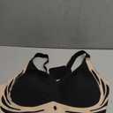 Womens Wireless Bras Comfortable No Underwire Bralettes Full Coverage Everyday Bras (3X-Large, Black)