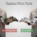 12992593 Aluminum Engine Oil Cooler Compatible with Chevy Aveo Cruze Limited Sonic Pontiac G3 Saturn Astra 1.6L 1.8L Raplace 12992593, 5650364, 25199751