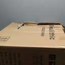 Ergonomic Office Chair-Computer X-Shaped Chair Mesh PU Leather with Adjustable Lumbar Support-Executive Desk Chair High Back with Headrest Flip-Up Arms for Long Hours (Black)