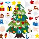 Tisspoms Felt Christmas Tree Set with 25 Ornaments Decoration for Adult