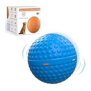 SNOYWEN Interactive Dog Toys, Automatic Moving Bouncing Rolling Ball, Food-Grade Rubber Material IPX7 Waterproof Ball for Medium, Large Dogs, 850mAh Battery Large Capacity, Type-C Rechargeable