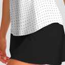 Soothfeel Women's Golf Polo Shirt Tank Tops Sleeveless 1/4 Zipper Collarless Quick Dry Athletic Tennis Shirts for Women (Blue, XS)