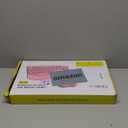 Wireless Keyboard and Mouse Combo, 2.4G Full Size Wave Keys Ergonomic Keyboard with Wrist Rest and 3-Level DPI Adjustable Wireless Ergonomic Mouse for Windows, Mac OS Desktop/Laptop/PC(Pink)