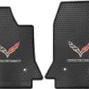 Lloyd Mats Custom-Fit All-Weather Rubber Floor Mats for Corvette C7 2014-2019 2pc Set