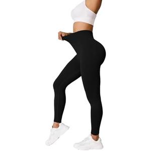 High Waisted Compression Leggings with Pockets for Women Butt Lift Women's Leggings Gym Yoga Workout Pants Tummy Control M