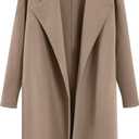 LILLUSORY Women's Long Cardigan Sweaters Oversized Fall Dressy Coatigan Jackets Trendy Knit Winter Coats (Camel)