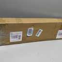COUKIU Bathroom Vanity Sink Backsplash/Sidesplash (White Engineered Marble, 4" x 36")