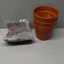 Novabright 23 Pack Easter Crafts Kits Lager DIY Carrot Party Favors 20 Pcs Carrot Treat Bag 3 Pcs Plastic Pot for Candy Easter Table Centerpiece Gift Basket Activities Party Favors Supplies 2 Pack