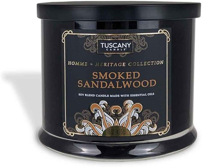 Tuscany Candle Smoked Sandalwood Scented Jar Candle, 15 oz – Homme + Heritage Collection