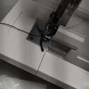 VEVOR Serger Overlock Sewing Machine, 1250 Stitches Per Minute, 2-3-4 Thread Capability, 0.7-2 Adjustable Differential Feed, with Free Arm and LED Light, Sewing Machine for Various Fabrics, White