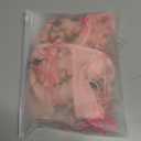 Lilosy Women Sexy Lace Up Floral Embroidered Teddy Babydoll Lingerie Bodysuit Top Mesh Sheer One Piece See Through Pink, X-Large