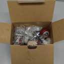 Finnhomy Swivel Caster Wheels 2 Inch Heavy Duty Threaded Stem Casters 1/4" - 20 x 1 with Brake Set of 4 for Wire Shelves Wheels PU Load Bearing 800 Lbs Anti-wear Smooth Casters, Red