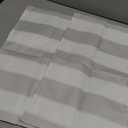 Grey and White Striped Decorative Throw Pillow Covers 18x18 Inch, Set of 2 Boho Farmhouse Cushion Cases for Sofa Couch Living Room Outdoor Patio, Modern Home Decor