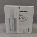 Aquasonic Duo Series PRO UV - ADA Accepted Electric Toothbrushes with UV Sanitizer - Inductive Charging Base - 5 Modes with Smart Timers - 10 Proflex Brush Heads & 2 Travel Cases