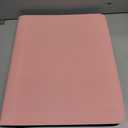 WITHYU Toploader Binder 9 Pocket, Holds 288 Cards for 3" x 4" Rigid Cards, PU Leather Zipper Ringless Trading Card Album for TCG, MTG & Sports Card Storage, Suitable for Collectors and Gifting, Pink