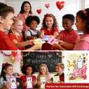 2 x Valentine Cards for Kids Classroom - 6 Pack Pop-Up Valentine's Day Cards with Envelopes & Stickers, Fun Valentine's Day Gifts for Kids, Boys, Girls, Teenagers for School Exchange