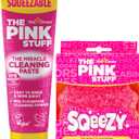 The Pink Stuff Squeezable Cleaning Paste 300g with SQeeZY Scrubber Sponge | Powerful Multi Purpose Surface Cleaner for Kitchen, Bathroom, Cookware, Tiles, Showers, and More