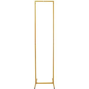7 feet Gold Metal Floral Display Frame Rectangle Backdrop Stand Wedding Arch Party Events Reception Home Decorations