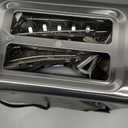 Hamilton Beach 2 Slice Toaster with Extra-Wide Slots, Bagel Setting, Toast Boost, Slide-Out Crumb Tray, Auto-Shutoff & Cancel Button, Defrost Function, Stainless Steel (22794)