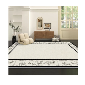 Rugs Washable, Large Rug for Living Room Bedroom, Floral Distressed Floor Carpet Non-Slip(80x60 inch)