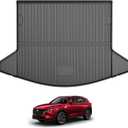 Trunk Cargo Liner Mat Tray fit for Mazda CX-5 2017-2025 2026 All Weather Rear Trunk Carpet Interior CX5 Accessories Waterproof Custom Fit Odorless TPE (Black)